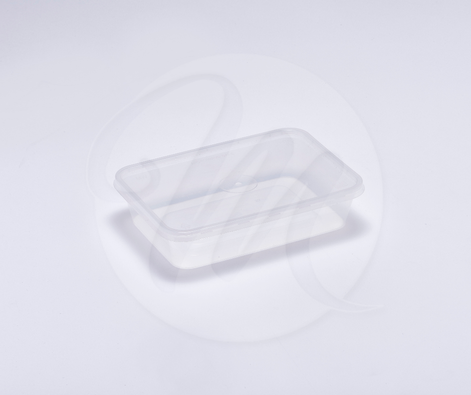 S-500ml rectangle container with lid